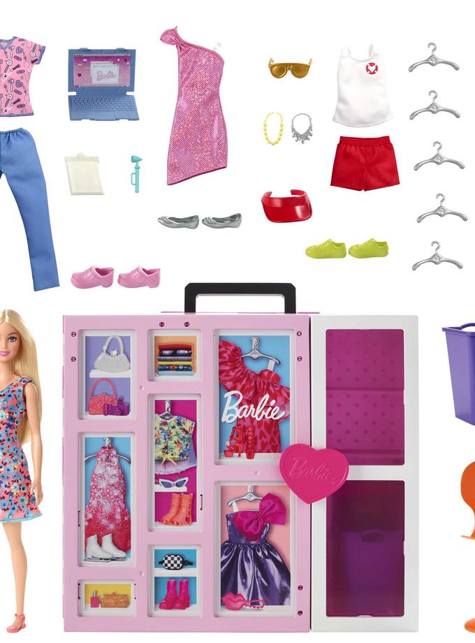 Barbie Fashion & Beauty Conjunto de Brinquedo Novo Armário dos Sonhos com Boneca On Sale