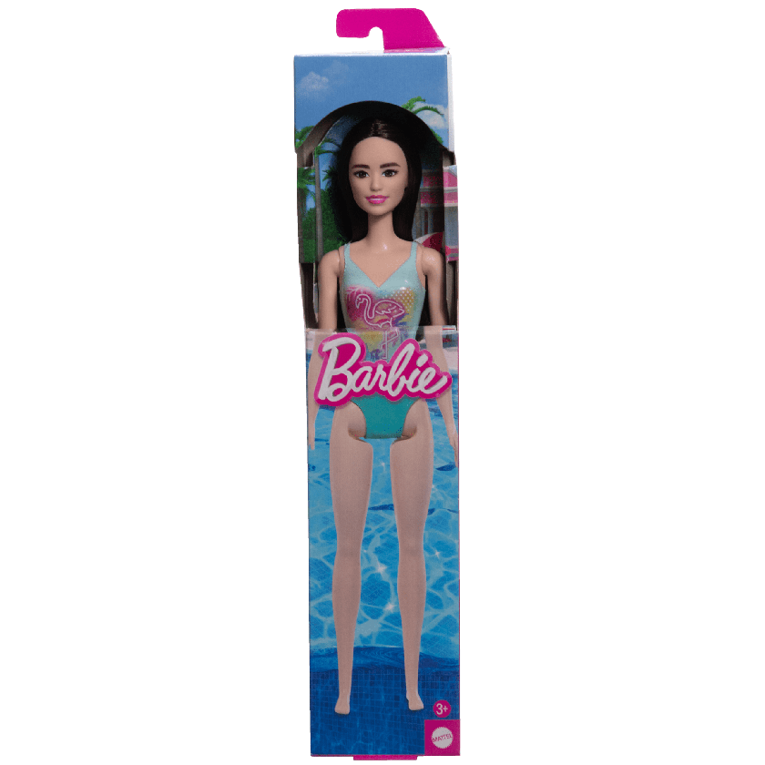 Barbie Fashion & Beauty Muñeca Playa con Traje de Baño Azul High Quality