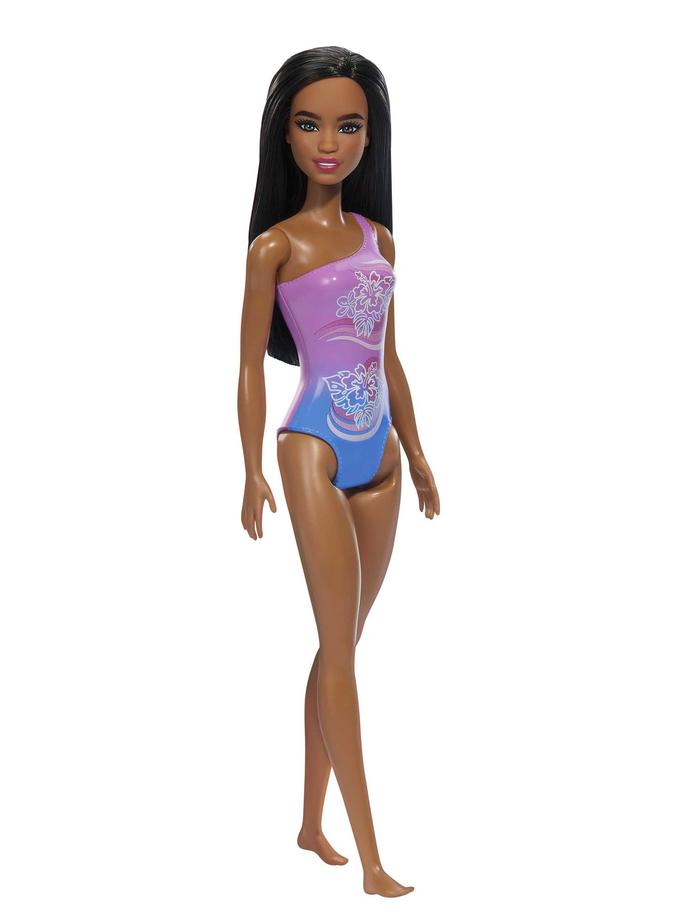 Barbie Fashion & Beauty Muñeca Playa con Traje de Baño Morado Best Price