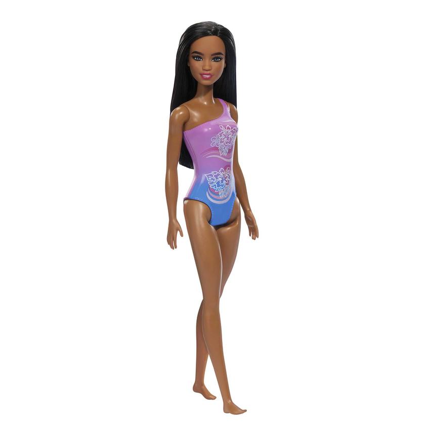 Barbie Fashion & Beauty Muñeca Playa con Traje de Baño Morado Best Price