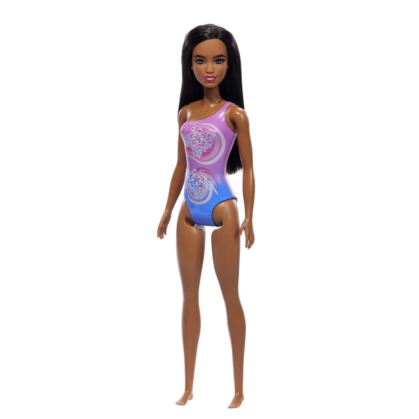 Barbie Fashion & Beauty Muñeca Playa con Traje de Baño Morado Best Price