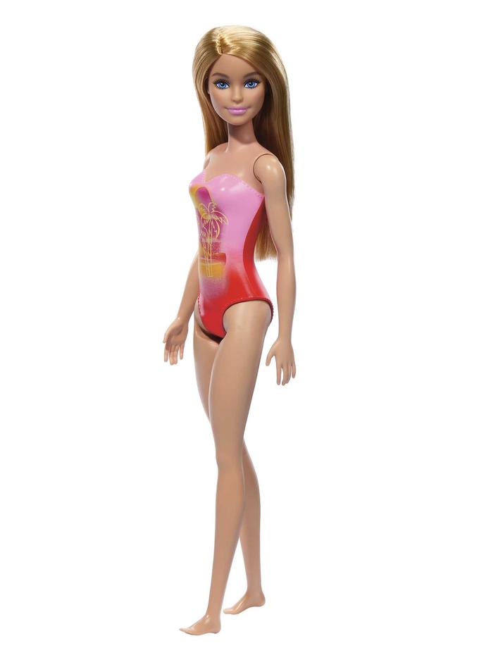 Barbie Fashion & Beauty Muñeca Playa con Traje de Baño Rosa Best Price