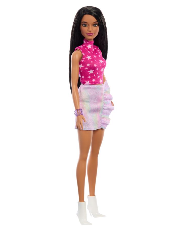 Barbie Fashionista Boneca Blusa de Estrelas Free shipping