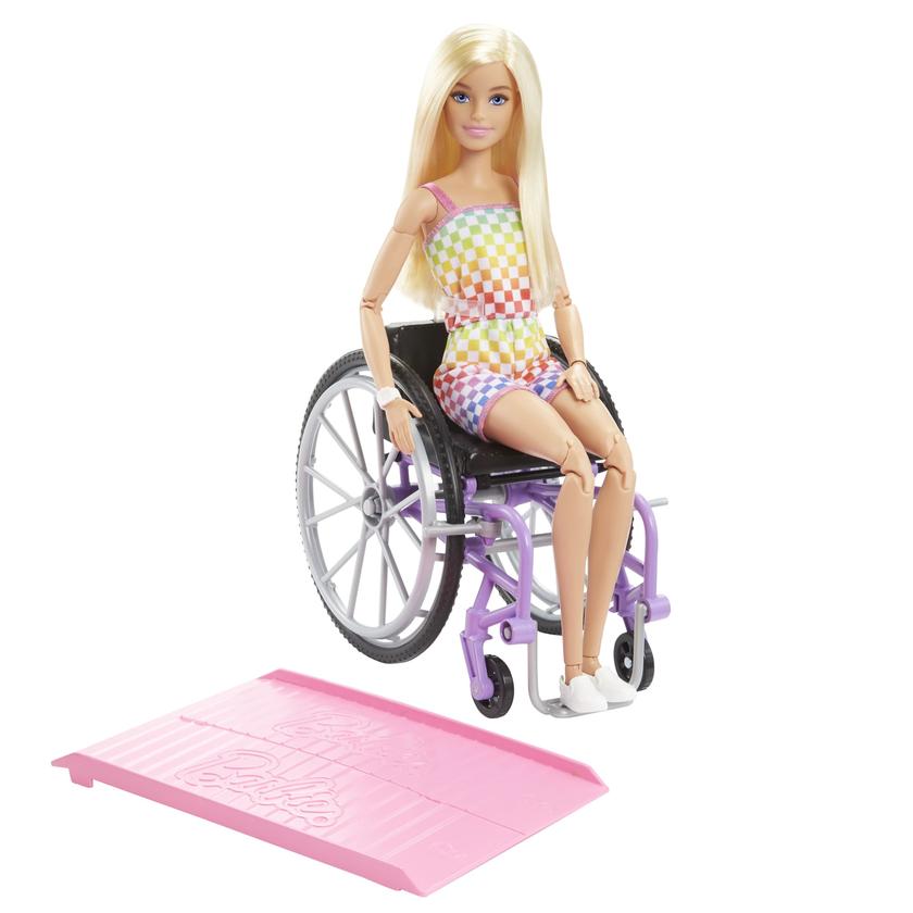 Barbie Fashionista Boneca Cadeira de Rodas Rosa High Quality