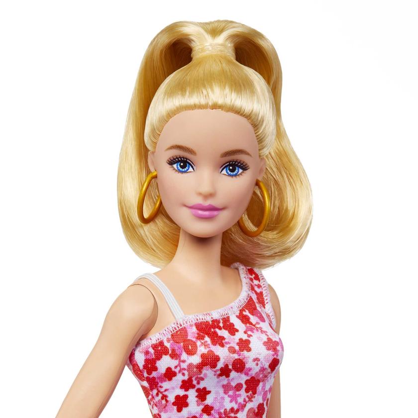 Barbie Fashionista Boneca Vestido de Flor Vermelha Same Day Delivery