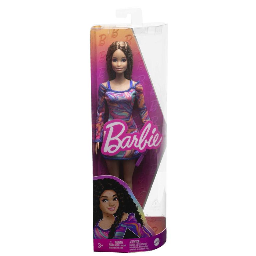 Barbie Fashionistas Doll #206 With Crimped Hair And Freckles Free shipping