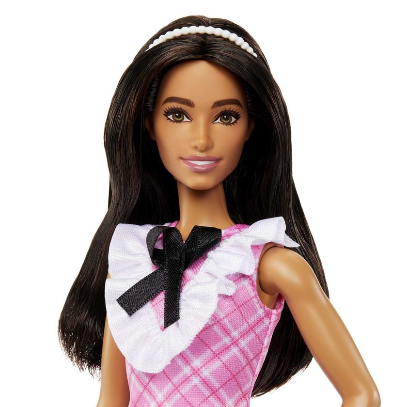 Barbie Fashionistas Doll #209 With Black Hair And A Plaid Dress Best Price