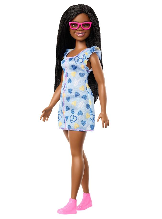 Barbie Fashionistas Doll #229, Doll With Down Syndrome Wearing Heart-Print Dress, Created in Partnership With The National Down Syndrome Society Best Price