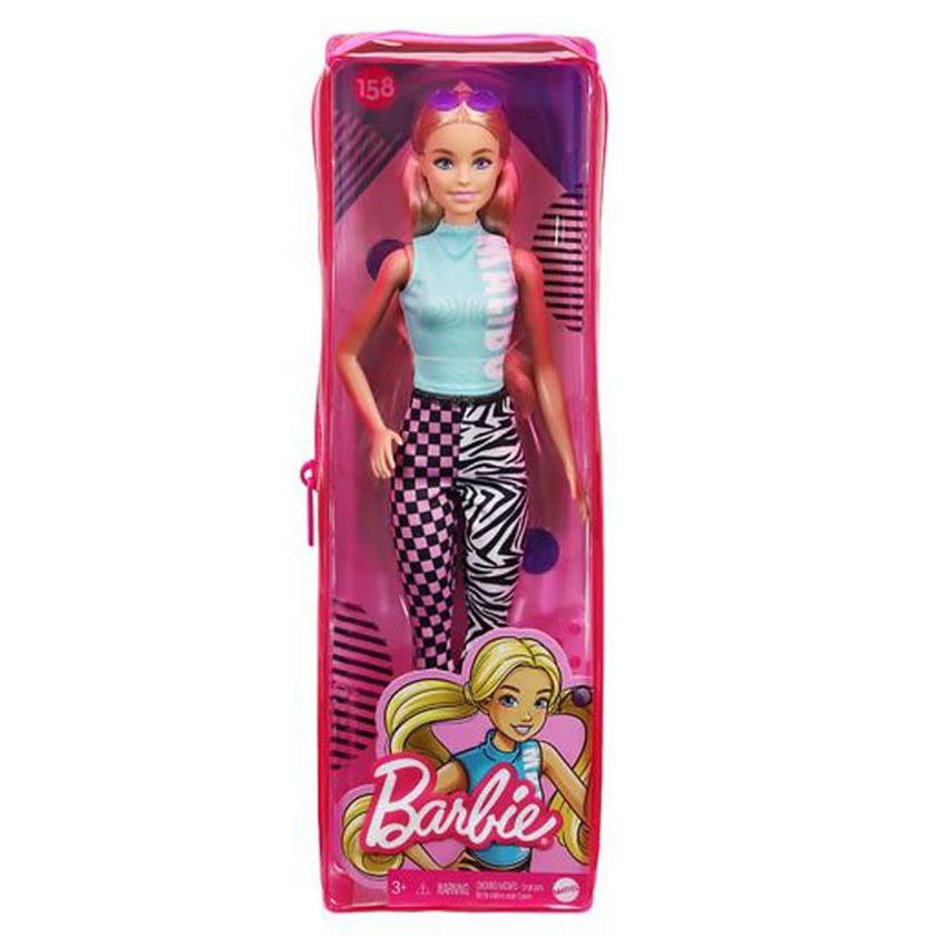 Barbie Fashionistas Doll, Blonde Pig Tails & Teal Sport Top For Sale