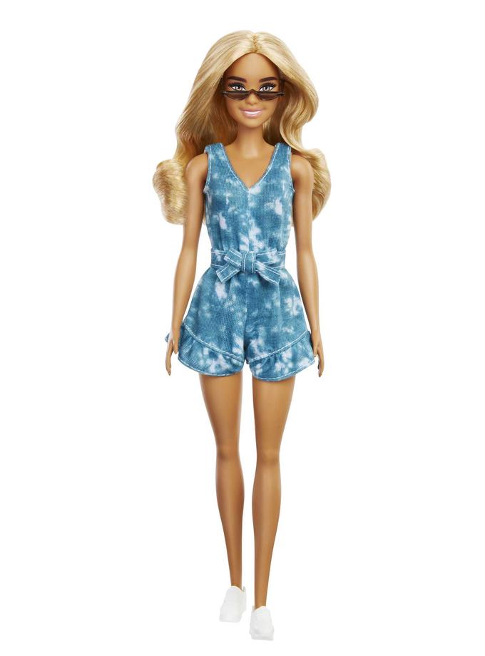 Barbie Fashionistas Doll with Sunglass & Tie-Dye Romper New Arrival