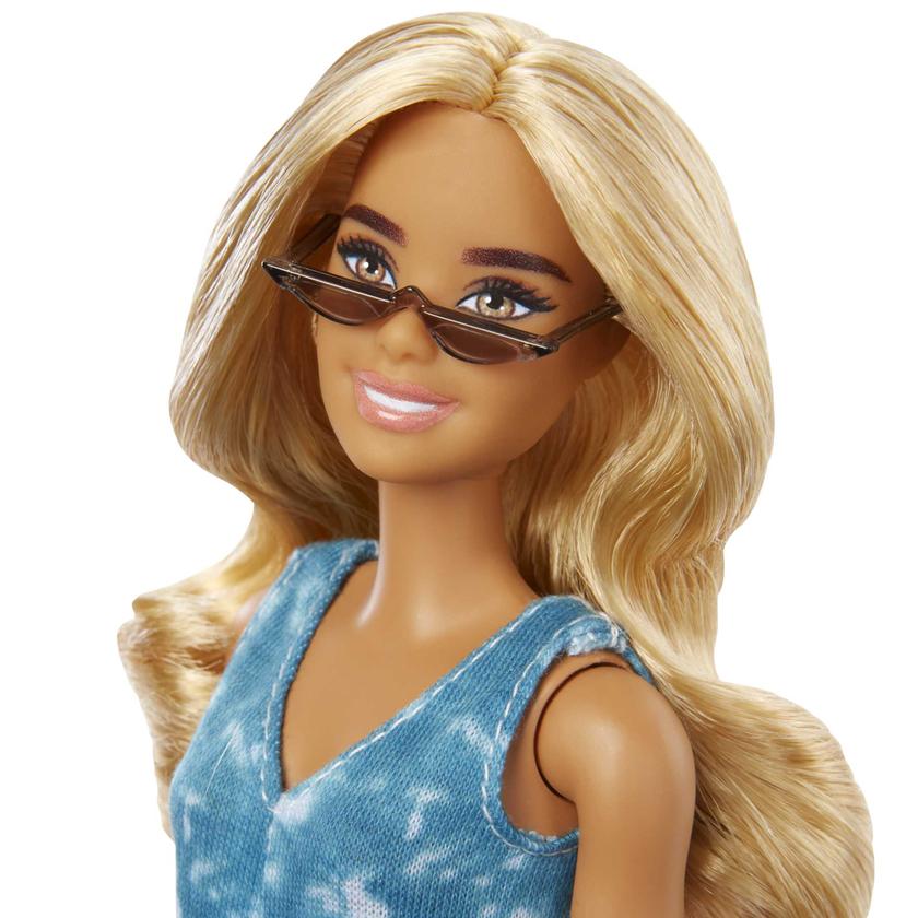 Barbie Fashionistas Doll with Sunglass & Tie-Dye Romper New Arrival