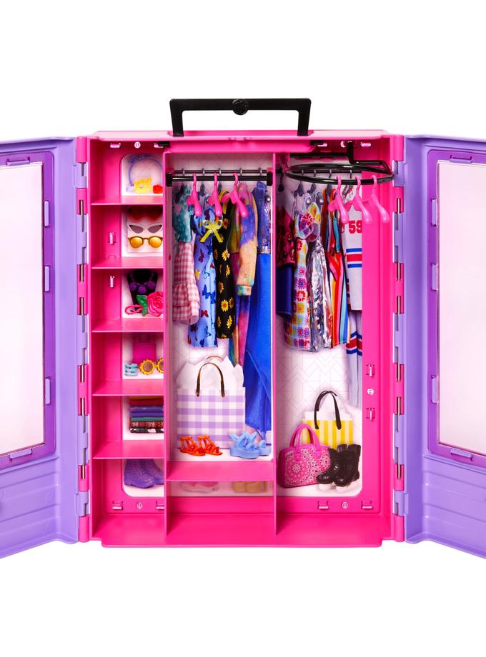 Barbie Fashionistas Ultimate Closet with 6 Hangers Best Buy