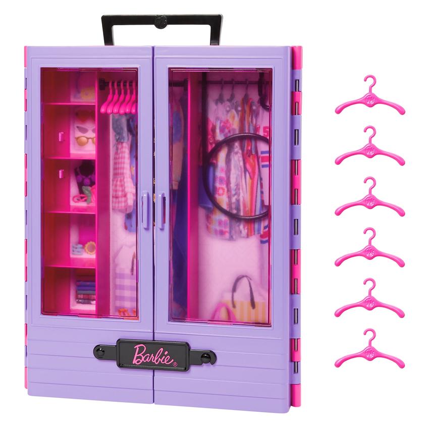 Barbie Fashionistas Ultimate Closet with 6 Hangers Best Buy