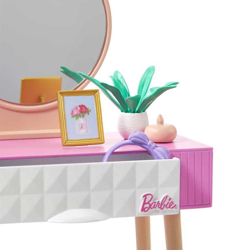 Barbie Furniture And Accessory Pack, Kids Toys, Vanity Theme For Sale