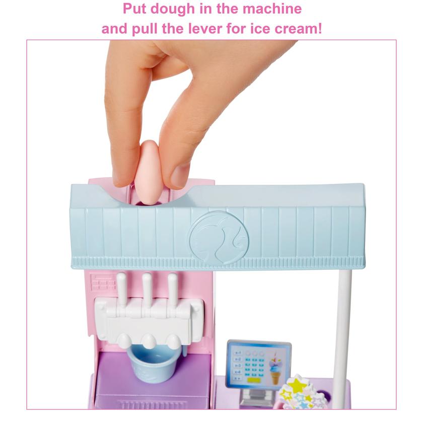 Barbie Ice Cream Shop Playset With 12 in Blonde Doll, Ice Cream Shop, Ice Cream Making Feature & Realistic Play Pieces Best Buy