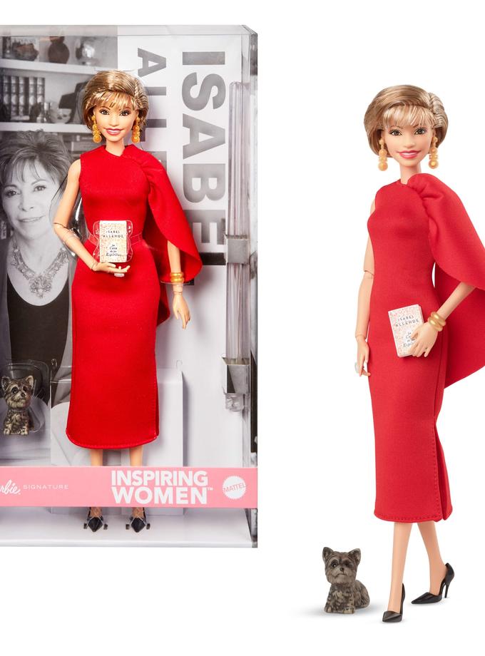 Barbie Inspiring Women Collectible Doll, Isabel Allende in Red Dress & Book Accessory & Pet Best Buy