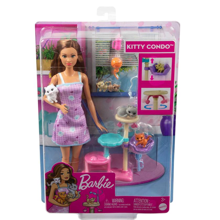 Barbie Kitty Condo Doll And Pets Best Buy