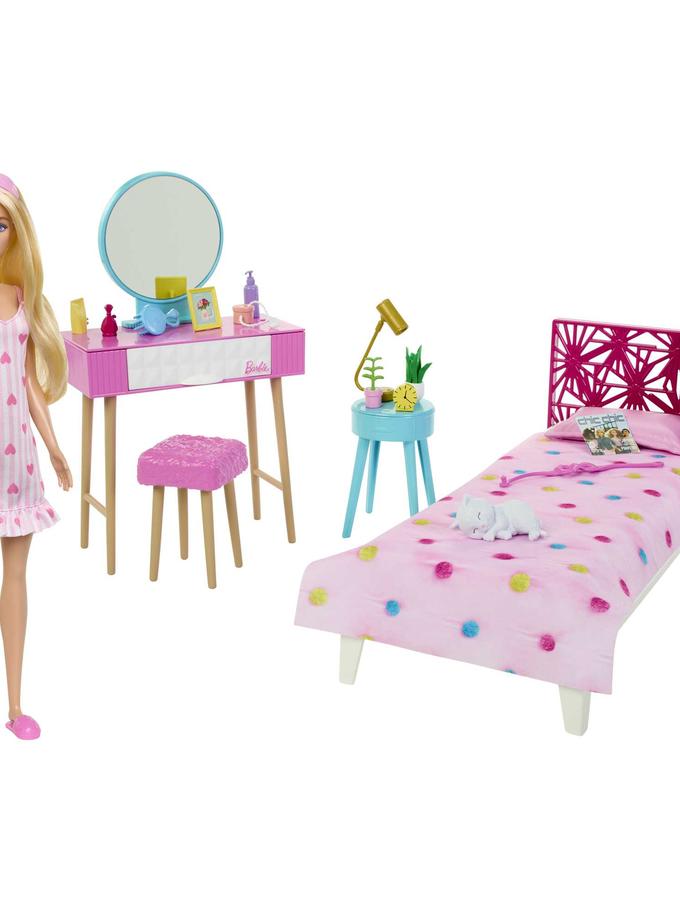 Barbie La Chambre de Barbie Coffret Poupée, Meubles et Accessoires For Sale