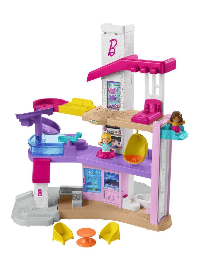 Barbie Little Dreamhouse Interactive Toddler Playset By Fisher-Price Little People For Sale