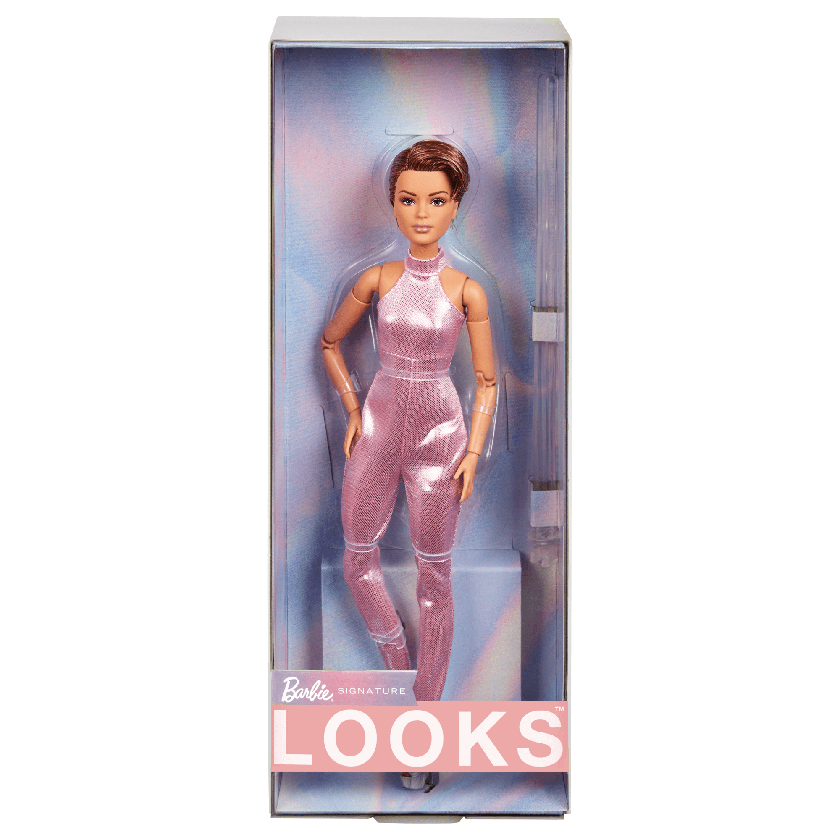 Barbie-Looks-Poupée de Collection N22, Coupe Garçonne et Combinaison New Arrival