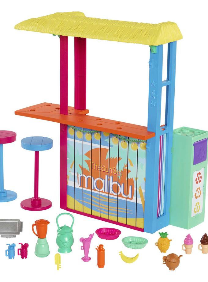 Barbie Loves The Ocean Beach Shack Playset, Made From Recycled Plastics Free shipping