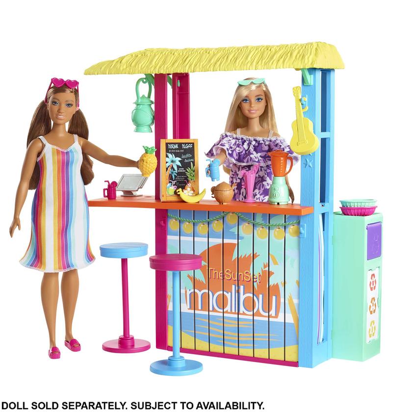 Barbie Loves The Ocean Beach Shack Playset, Made From Recycled Plastics Free shipping