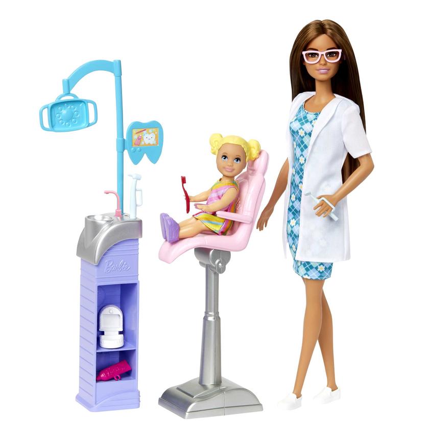 Barbie®-Métiers-Coffret Poupée Barbie® dentiste et Accessoires Best Seller