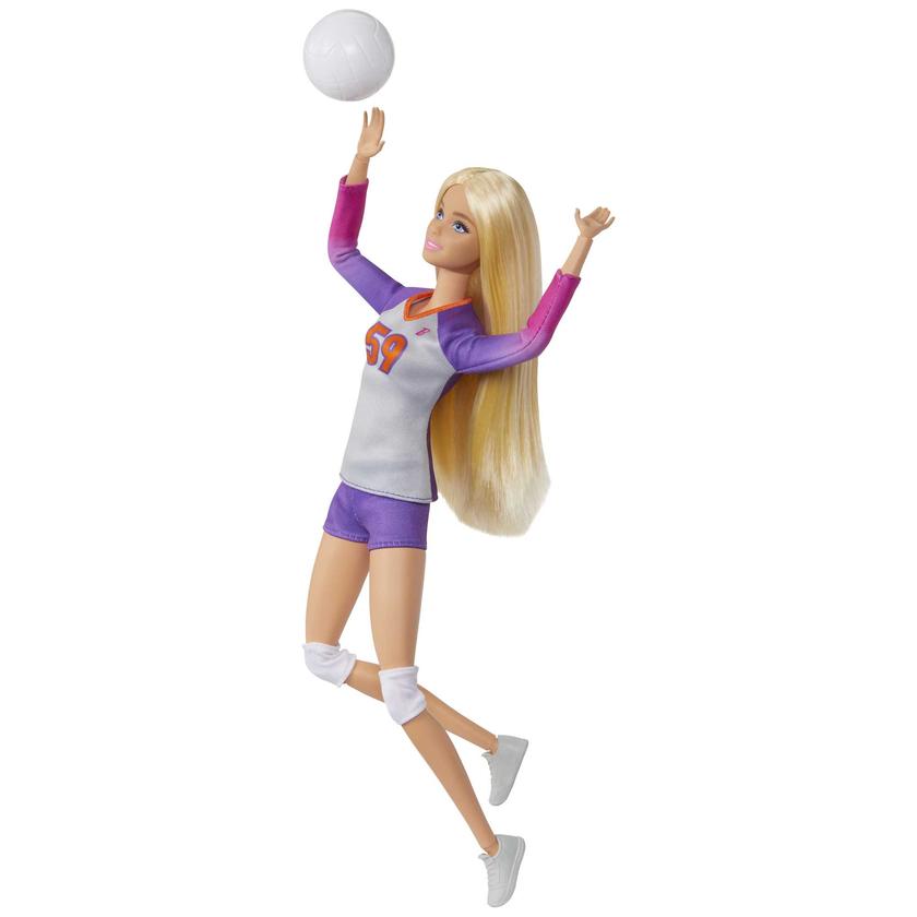 Barbie®-Métiers-Poupée Barbie® Articulée Joueuse de Volleyball Free shipping