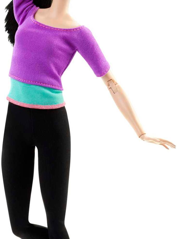 Barbie Made To Move Barbie Doll, Purple Top Best Seller