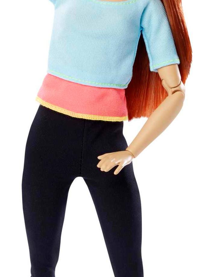 Barbie Made To Move Toys Barbie Doll Light Blue Top Best Price