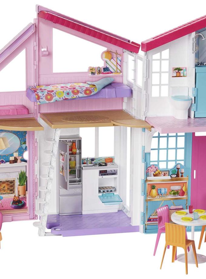 Barbie Malibu House Dollhouse Playset With 25+ Furniture And Accessories (6 Rooms) Best Seller