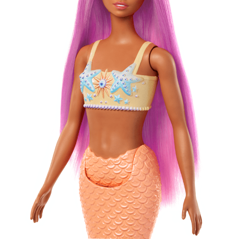 Barbie Mermaid Dolls With Colorful Hair, Tails And Headband Accessories For Sale