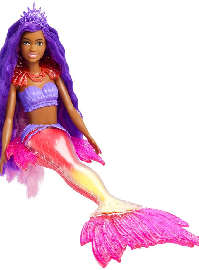 Barbie Mermaid Power 'Brooklyn' Mermaid Doll & Accessories Set With Phoenix Pet, Interchangeable Fins & 5+ Pieces Best Buy