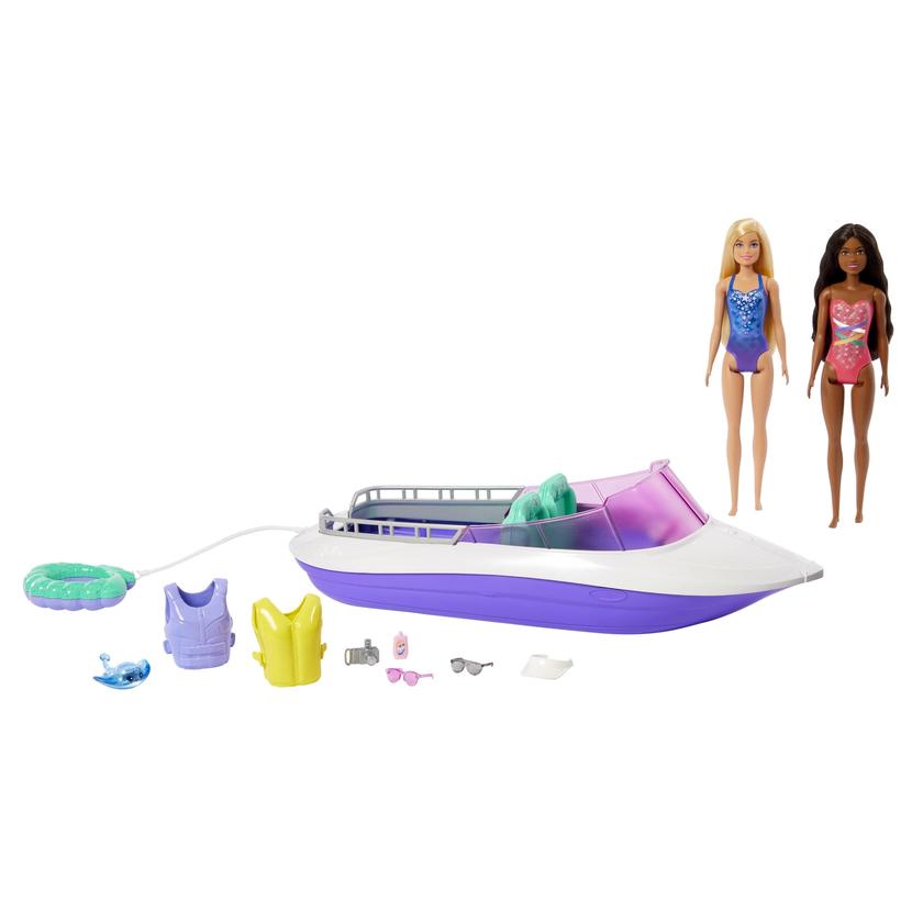 Barbie Mermaid Power Dolls, Boat And Accessories High Quality