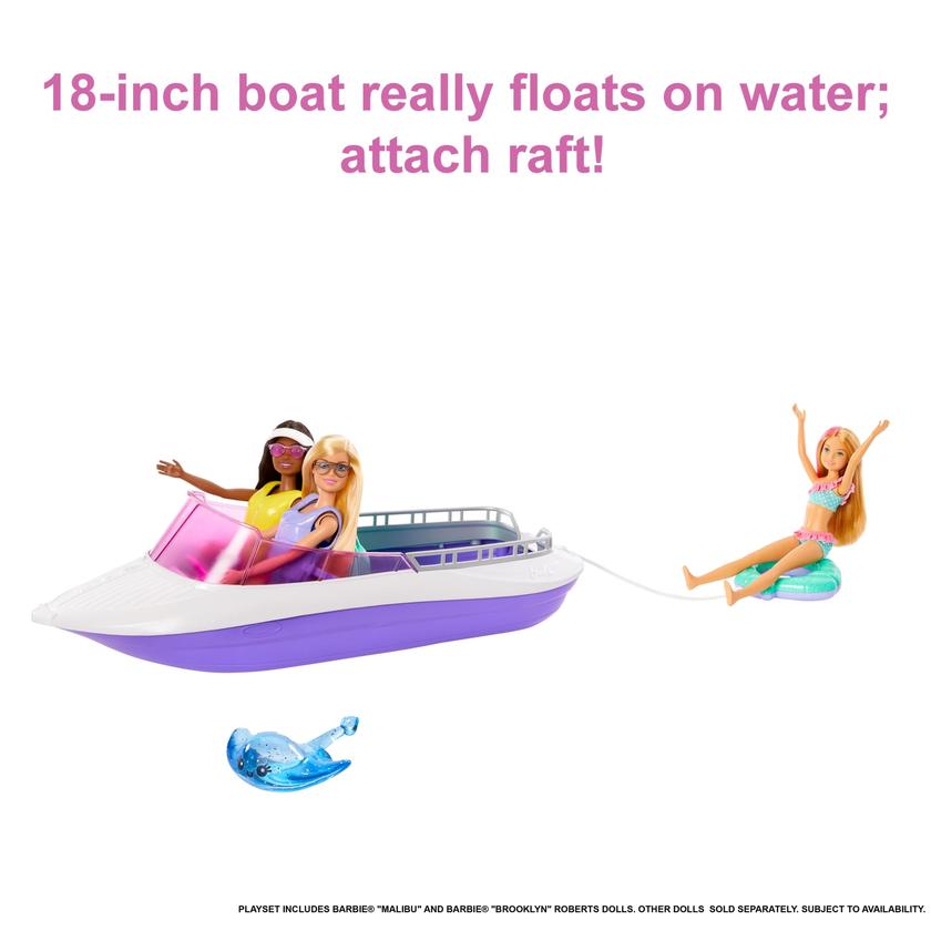 Barbie Mermaid Power Dolls, Boat And Accessories High Quality