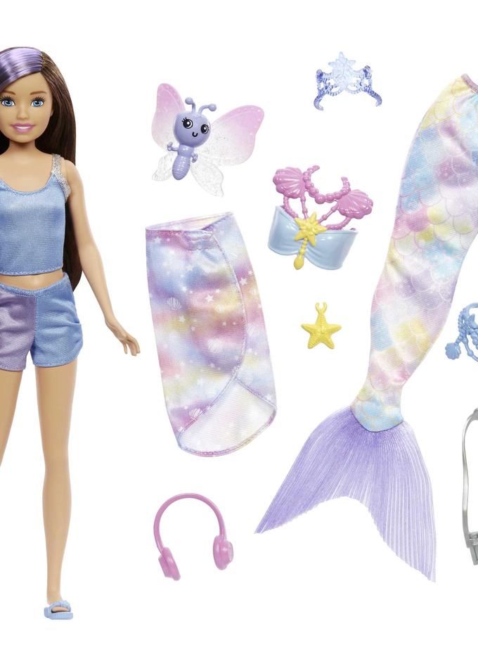 Barbie Mermaid Power Skipper Doll With Mermaid Tail, Pet & Accessories Best Price