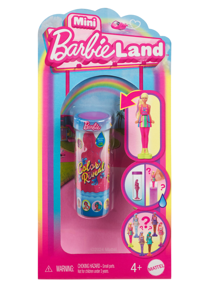 Barbie Mini Barbieland Color Reveal Dolls, 1.5-inch Doll With Surprise Water Reveal For Sale