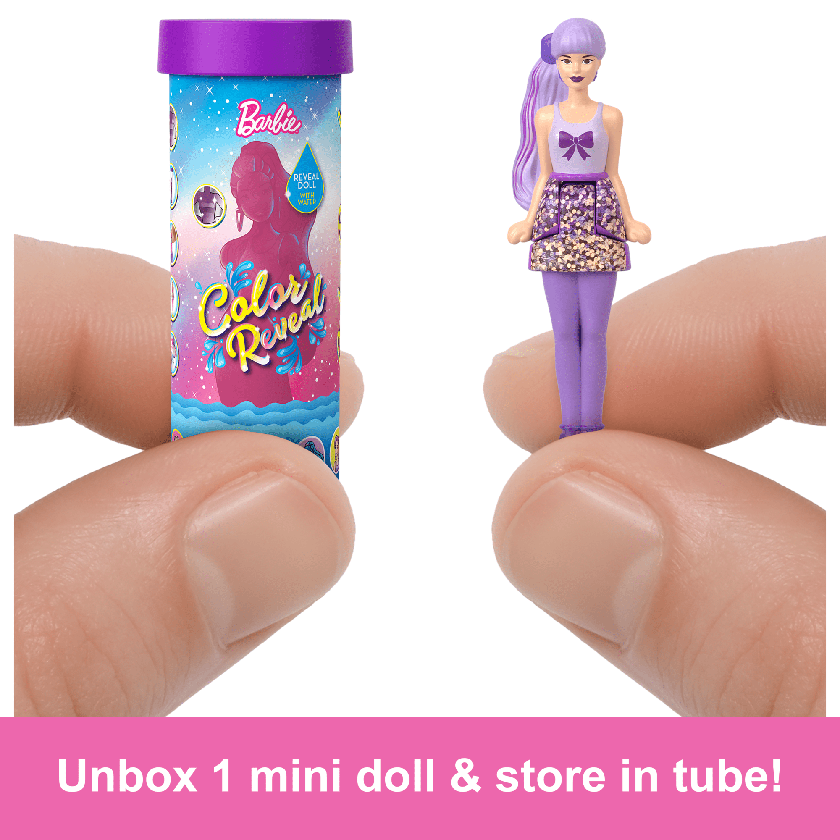 Barbie Mini Barbieland Color Reveal Dolls, 1.5-inch Doll With Surprise Water Reveal For Sale