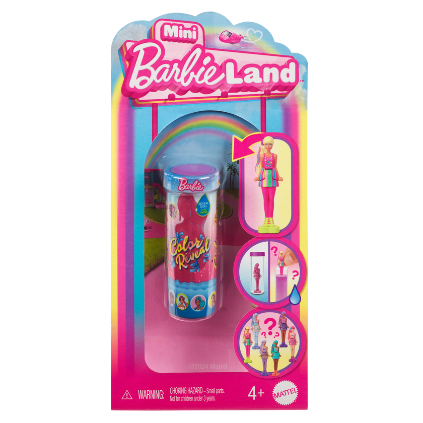 Barbie Mini Barbieland Color Reveal Dolls, 1.5-inch Doll With Surprise Water Reveal For Sale