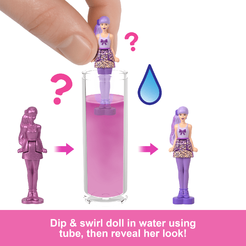 Barbie Mini Barbieland Color Reveal Dolls, 1.5-inch Doll With Surprise Water Reveal For Sale