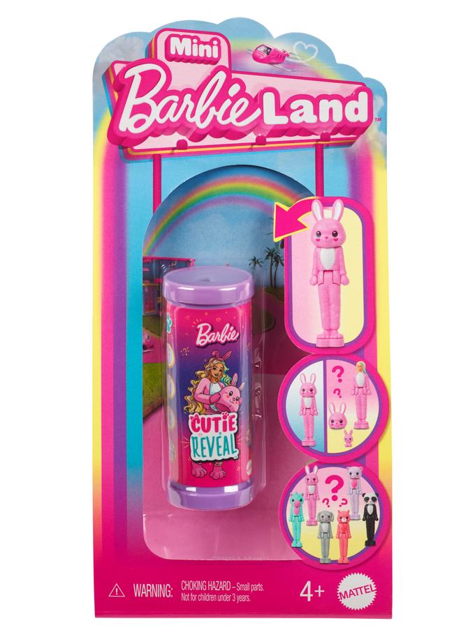 Barbie Mini Barbieland Cutie Reveal Doll & Pet, 1.5-Inch Color Dream Series Best Buy