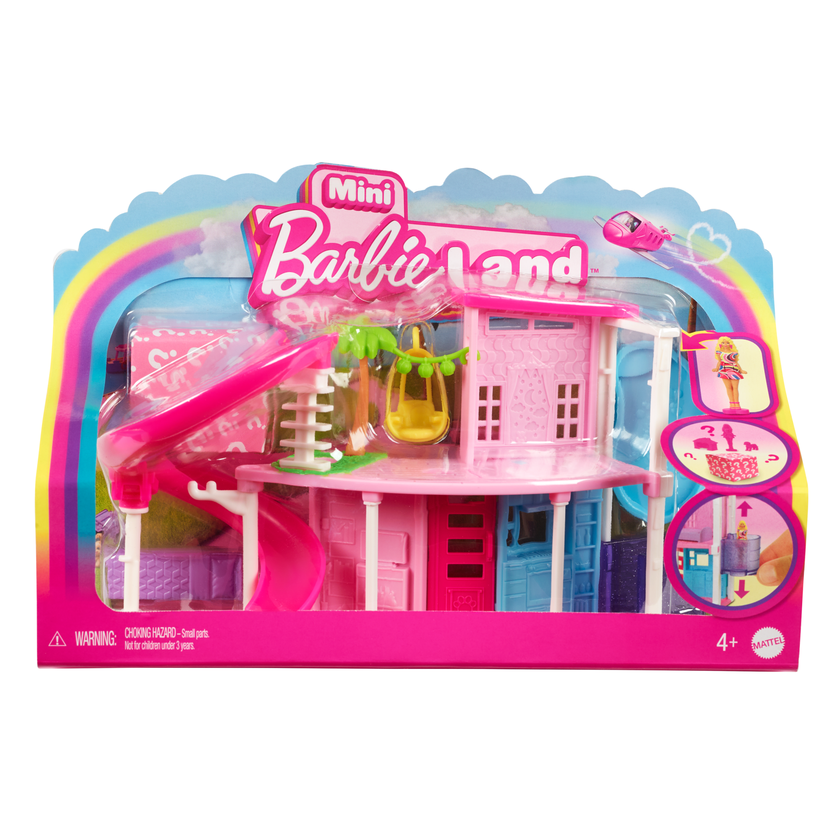 Barbie Mini Barbieland Doll House Playsets With 1.5-Inch Doll, Furniture & Accessories On Sale