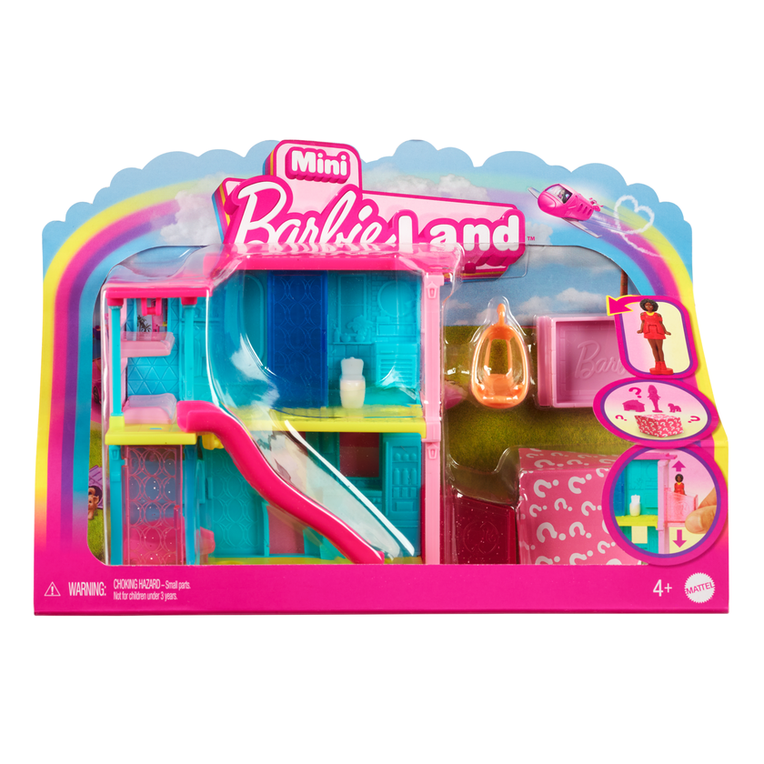 Barbie Mini Barbieland Doll House Playsets With 1.5-Inch Doll, Furniture & Accessories Same Day Delivery