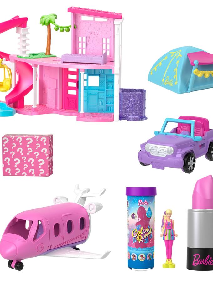 Barbie Mini Barbieland Dreamhouse & 2-Vehicle Playset With 5 1.5-inch Dolls, Furniture & Accessories Free shipping