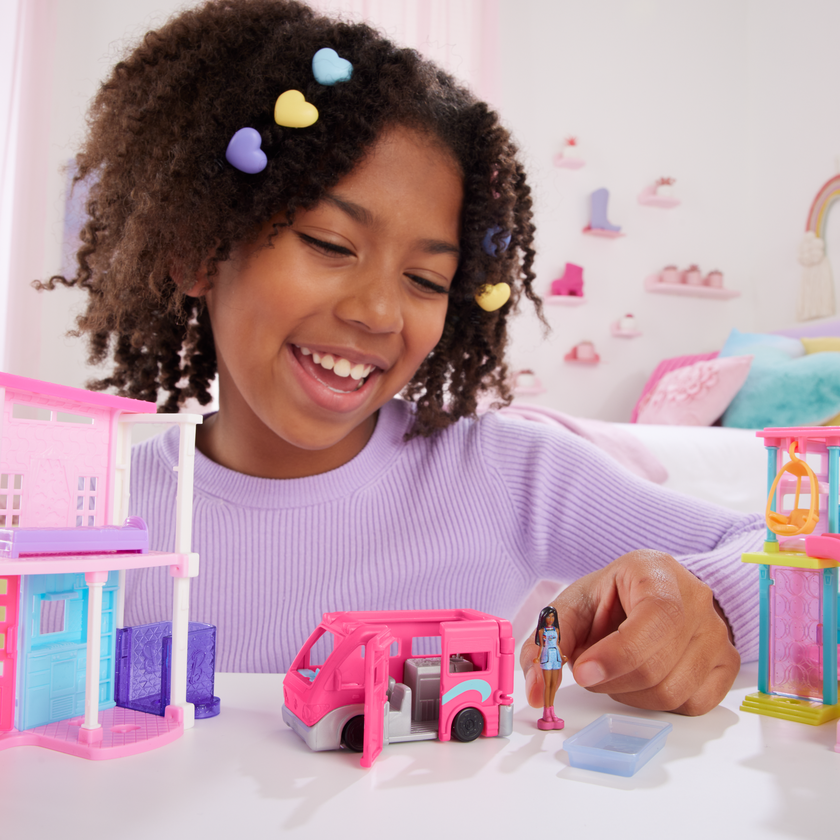 Barbie Mini BarbieLand Vehículo para Muñecas Camper de los Sueños Best Buy