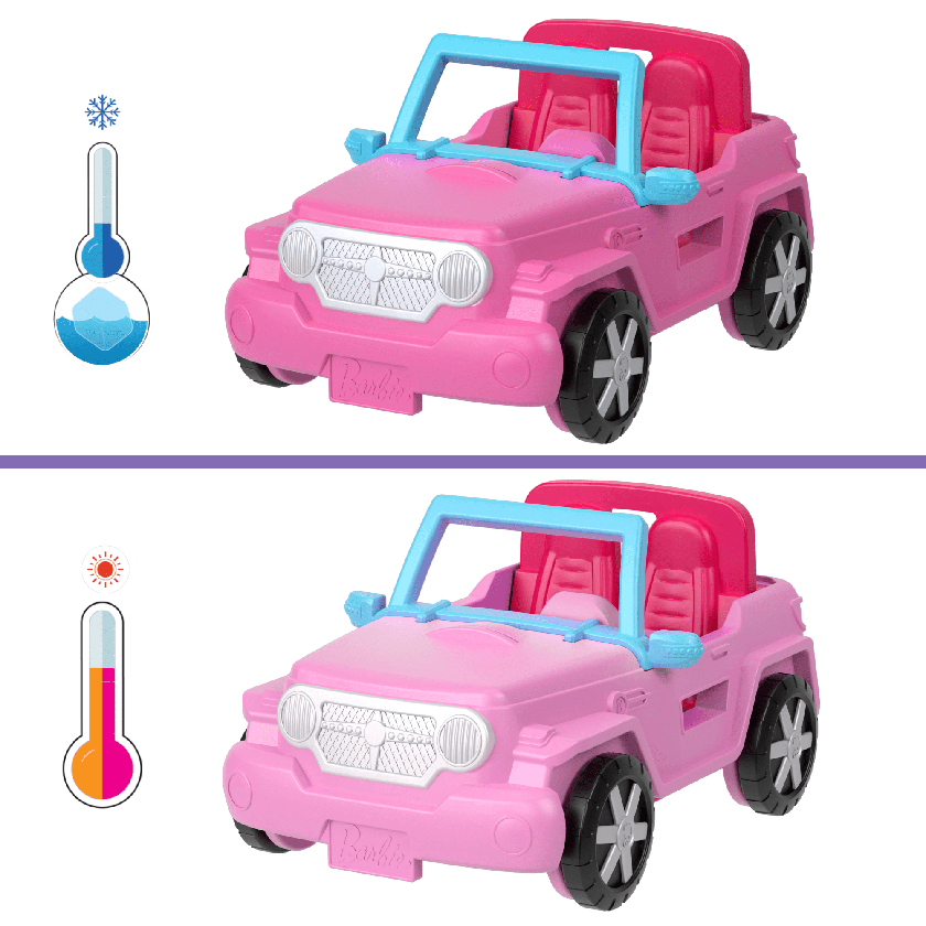 Barbie Mini BarbieLand Vehículo para Muñecas Jeep Free shipping