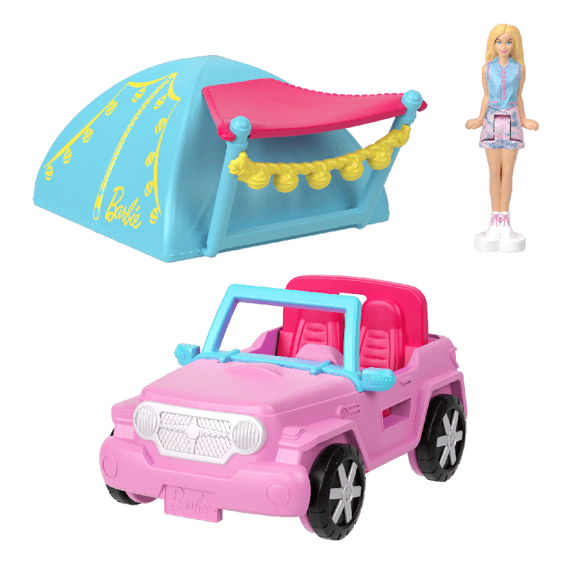 Barbie Mini BarbieLand Vehículo para Muñecas Jeep Free shipping