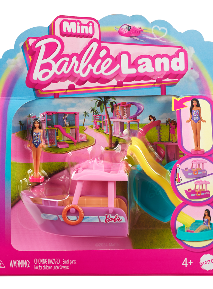 Barbie Mini BarbieLand Vehículo para Muñecas Yate de los Sueños New Arrival