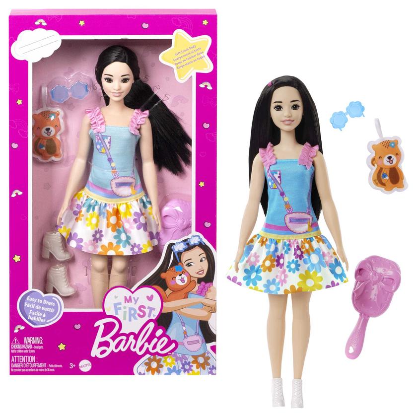 Barbie My First Barbie Muñeca Falda de Flores Con Zorro High Quality