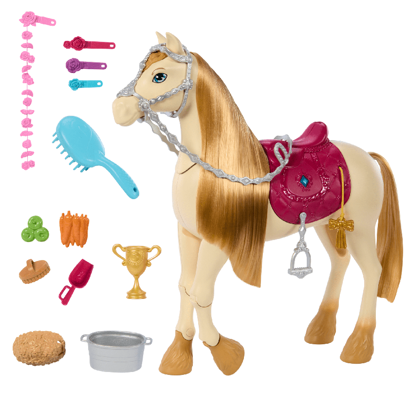 Barbie Mysteries: The Great Horse Chase interactive Toy Horse With Sounds, Music & Accessories New Arrival